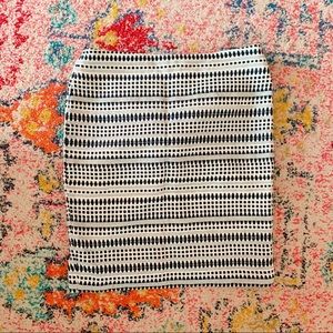 LOFT Embroidered Pencil Skirt